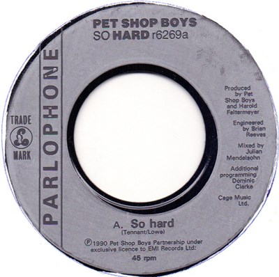 Pet Shop Boys - So Hard download mp3 flac
