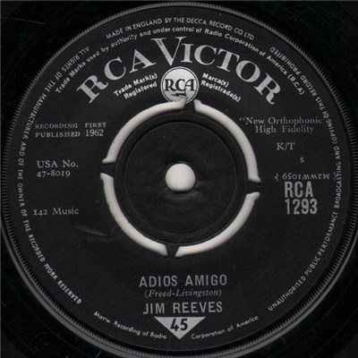 Jim Reeves - Adios Amigo / A Letter To My Heart download mp3 flac