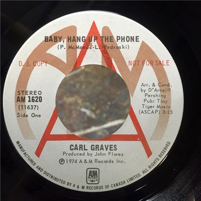 Carl Graves - Baby Hang Up The Phone download mp3 flac